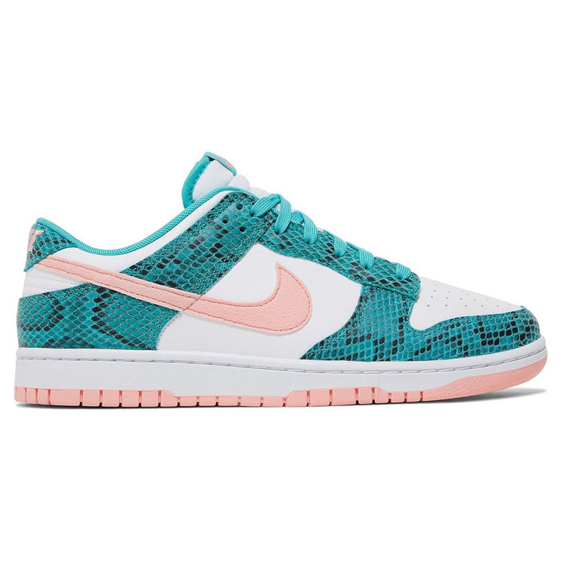 DUNK LOW ''WASHED TEAL SNAKESKIN''