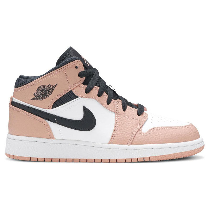AIR JORDAN 1 MID GS ''PINK QUARTZ''