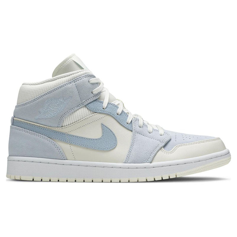 AIR JORDAN 1 MID SE ''SAIL LIGHT BLUE''