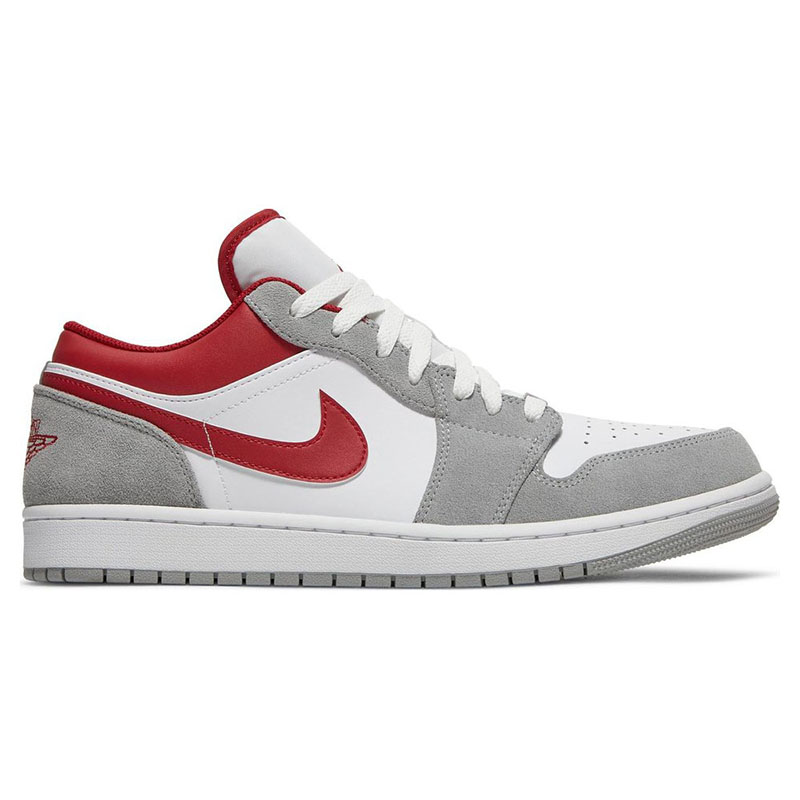 AIR JORDAN 1 LOW SE ''LIGHT SMOKE GREY GYM RED''