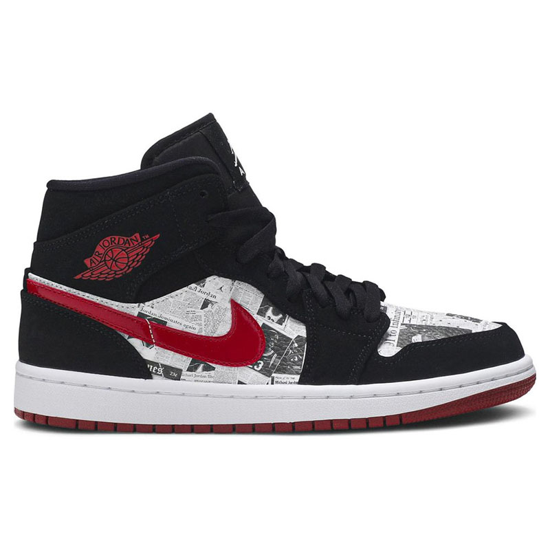 AIR JORDAN 1 MID SE  ''NEWSPAPER''