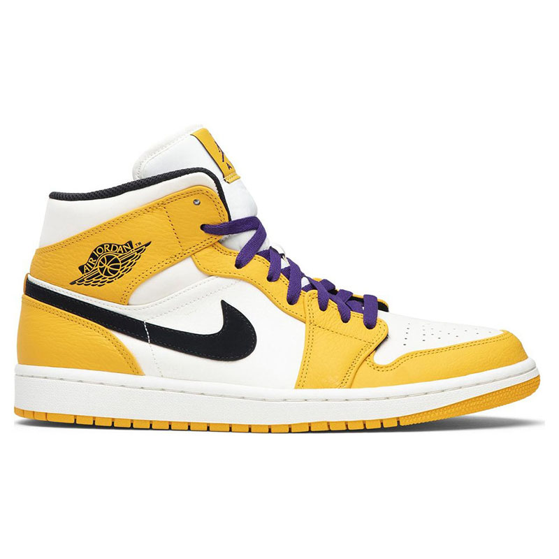 AIR JORDAN 1 MID  ''LAKERS''