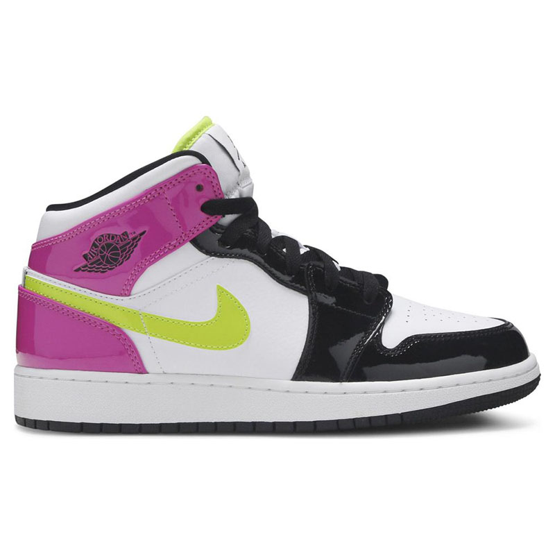 AIR JORDAN 1 MID SE GS ''CYBER ACTIVE FUCHSIA''