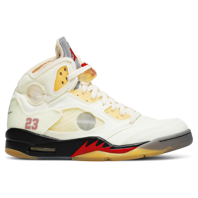 OFF-WHITE X AIR JORDAN 5 RETRO SP ''SAIL''