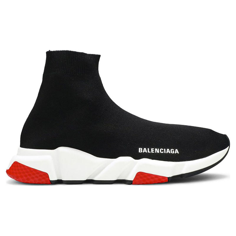 Ba*len*cia*ga speed sneaker ''black red''