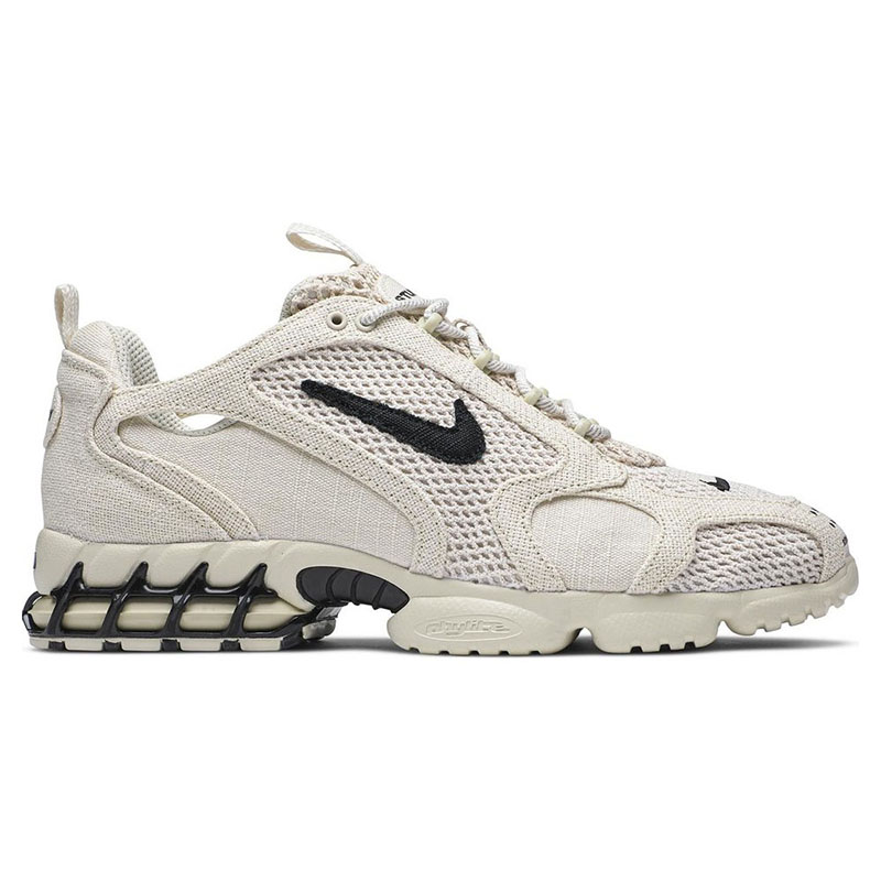 STUSSY X AIR ZOOM SPIRIDON CAGED ''FOSSIL''