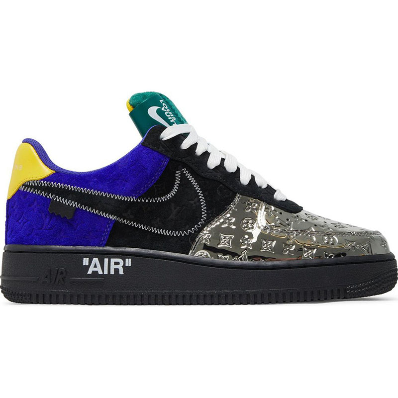 l0*is V*t0n x air force 1 low ''multi-color patchwork''