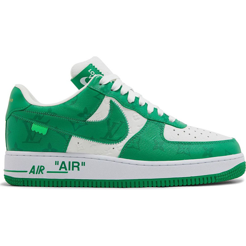 l0*is V*t0n x air force 1 low ''white gym green''