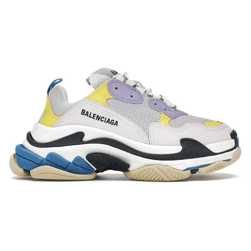 Ba*len*cia*ga triple s ''purple yellow''