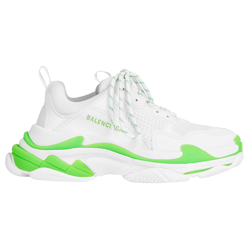 Ba*len*cia*ga triple s ''fluo green white''