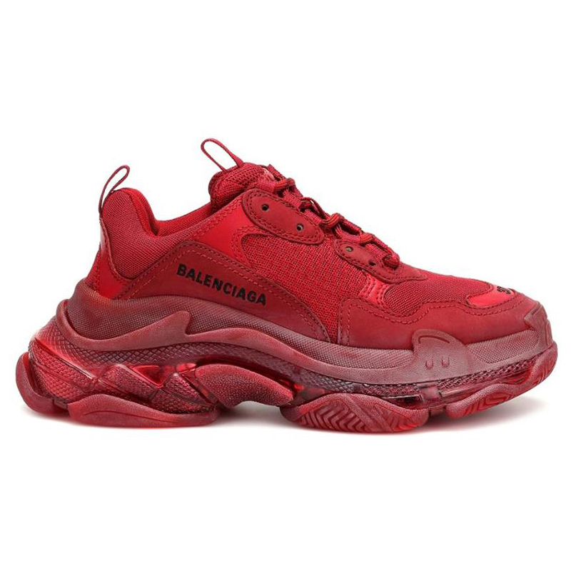 Ba*len*cia*ga triple s ''clear sole red''