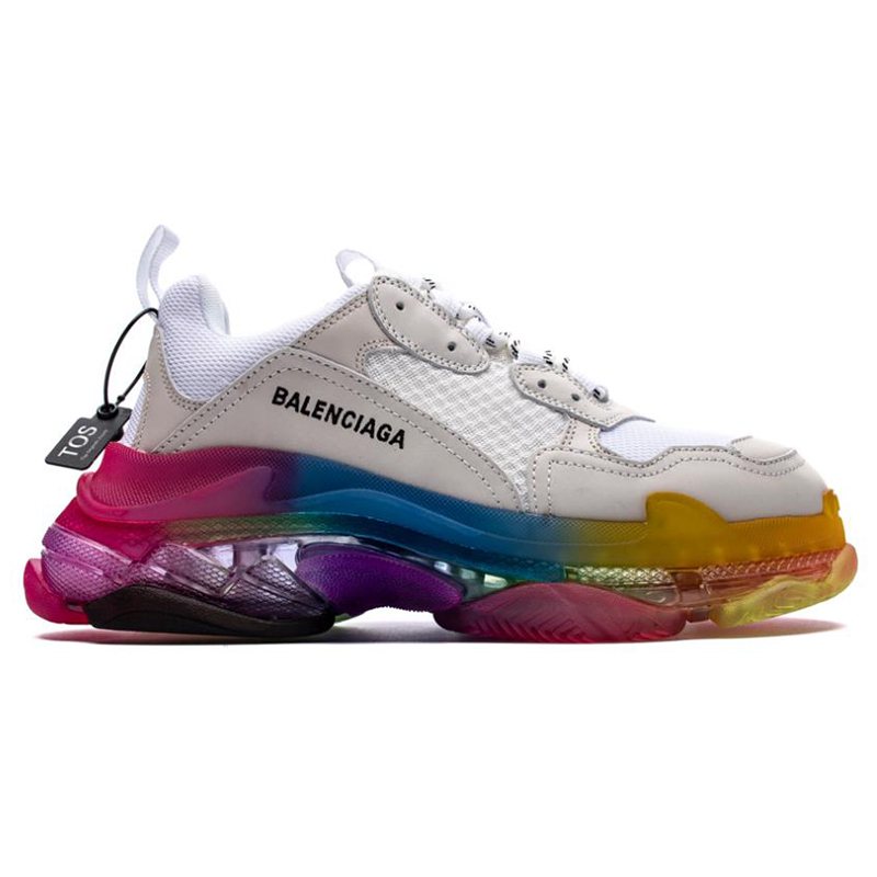 Ba*len*cia*ga triple s ''rainbow sole''