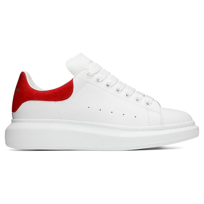 alexander M*Q*en oversized sneaker ''white lust red''