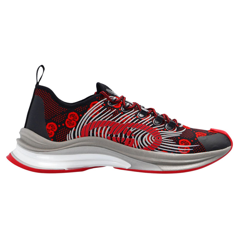 G*u*i run sneaker ''black red''