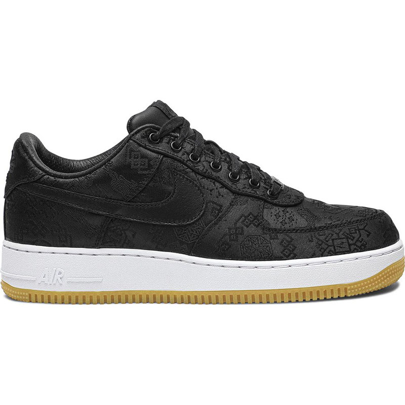 Fragment Design x CLOT x Air Force 1 ''Black Silk''