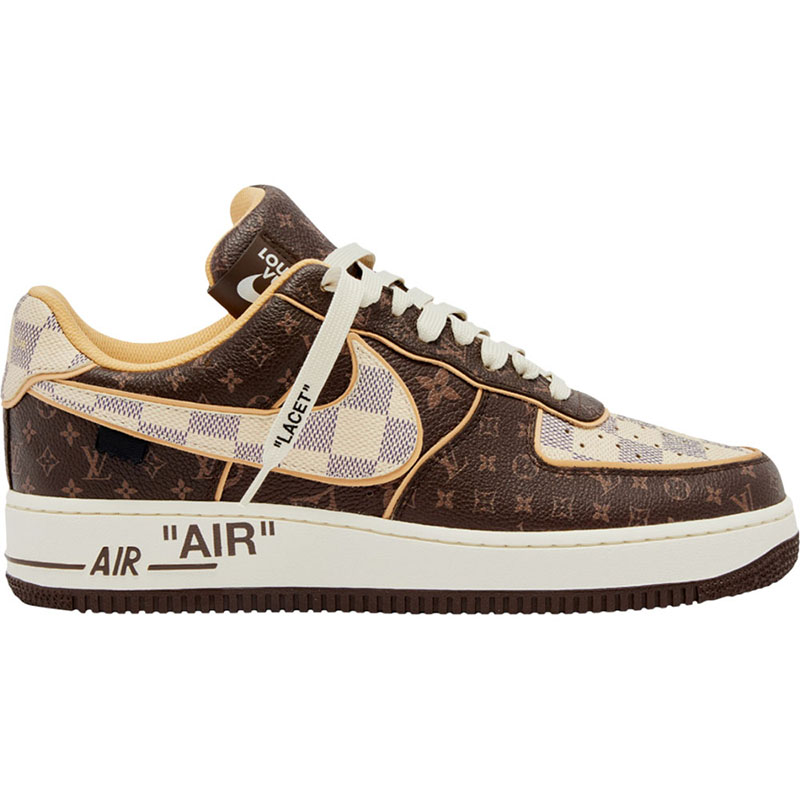 l0*is V*t0n x air force 1 low ''monogram damier''