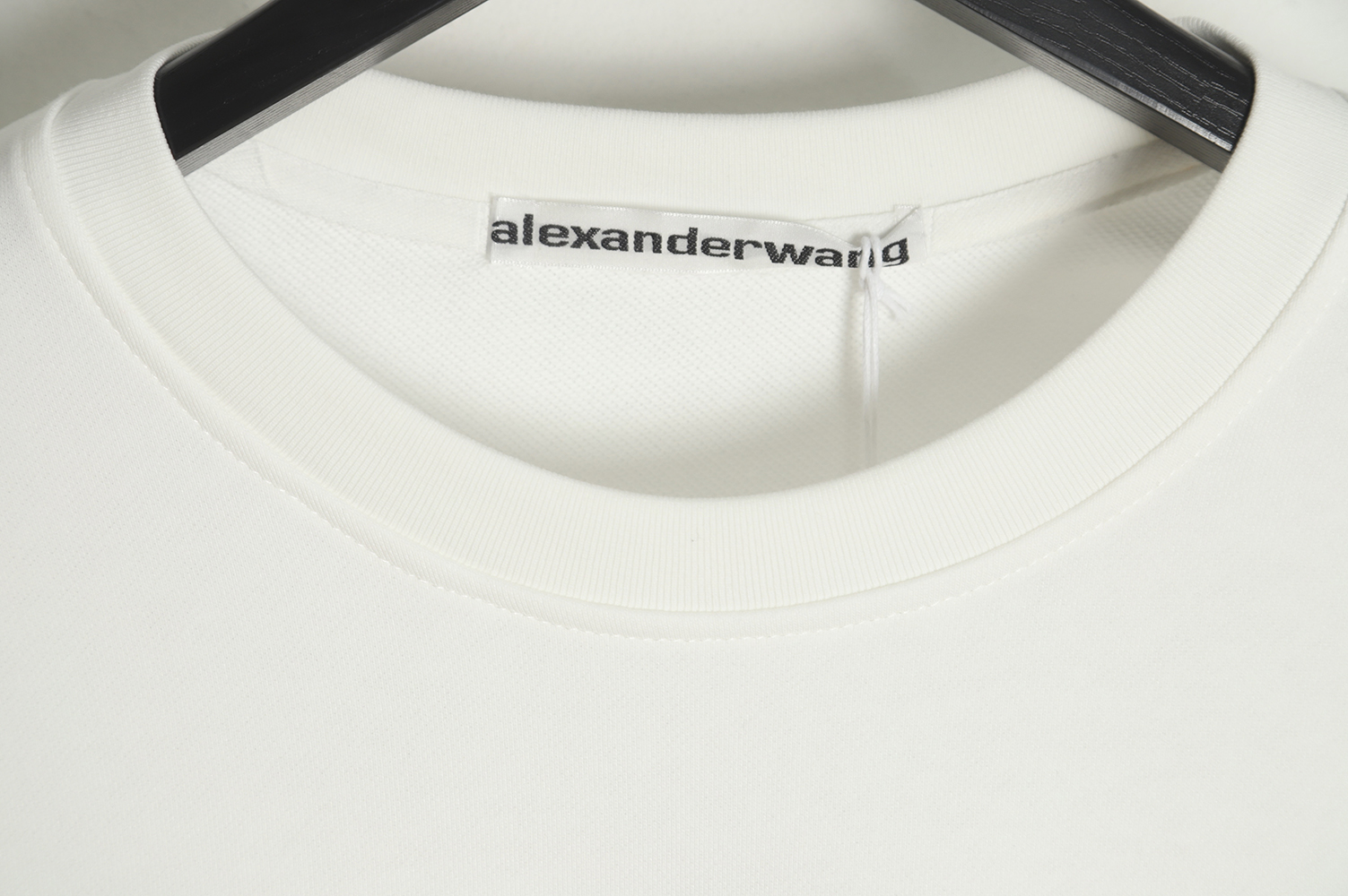 Alexander Wang 22FW Twisted Letters Crewneck Sweatshirt