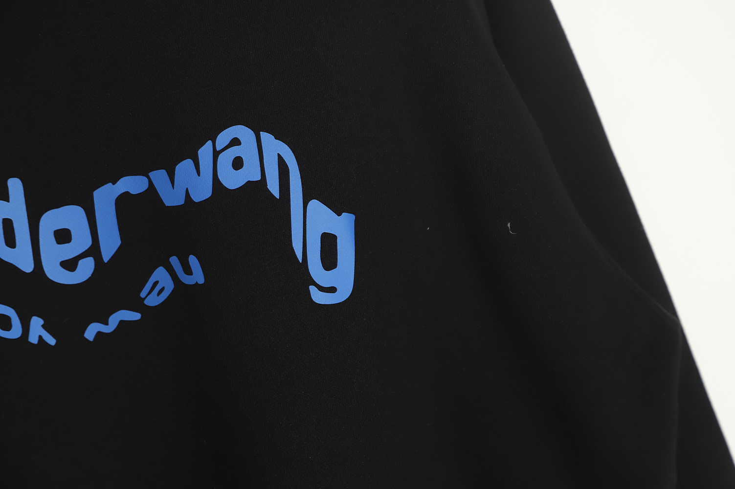 Alexander Wang 22FW Twisted Letters Crewneck Sweatshirt TSK1