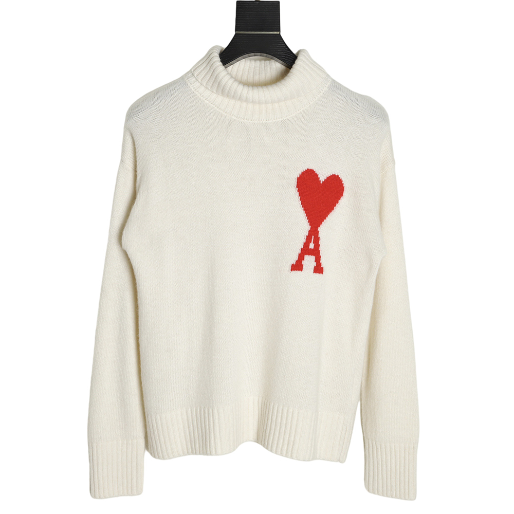 AMI PARIS Heart Turtleneck