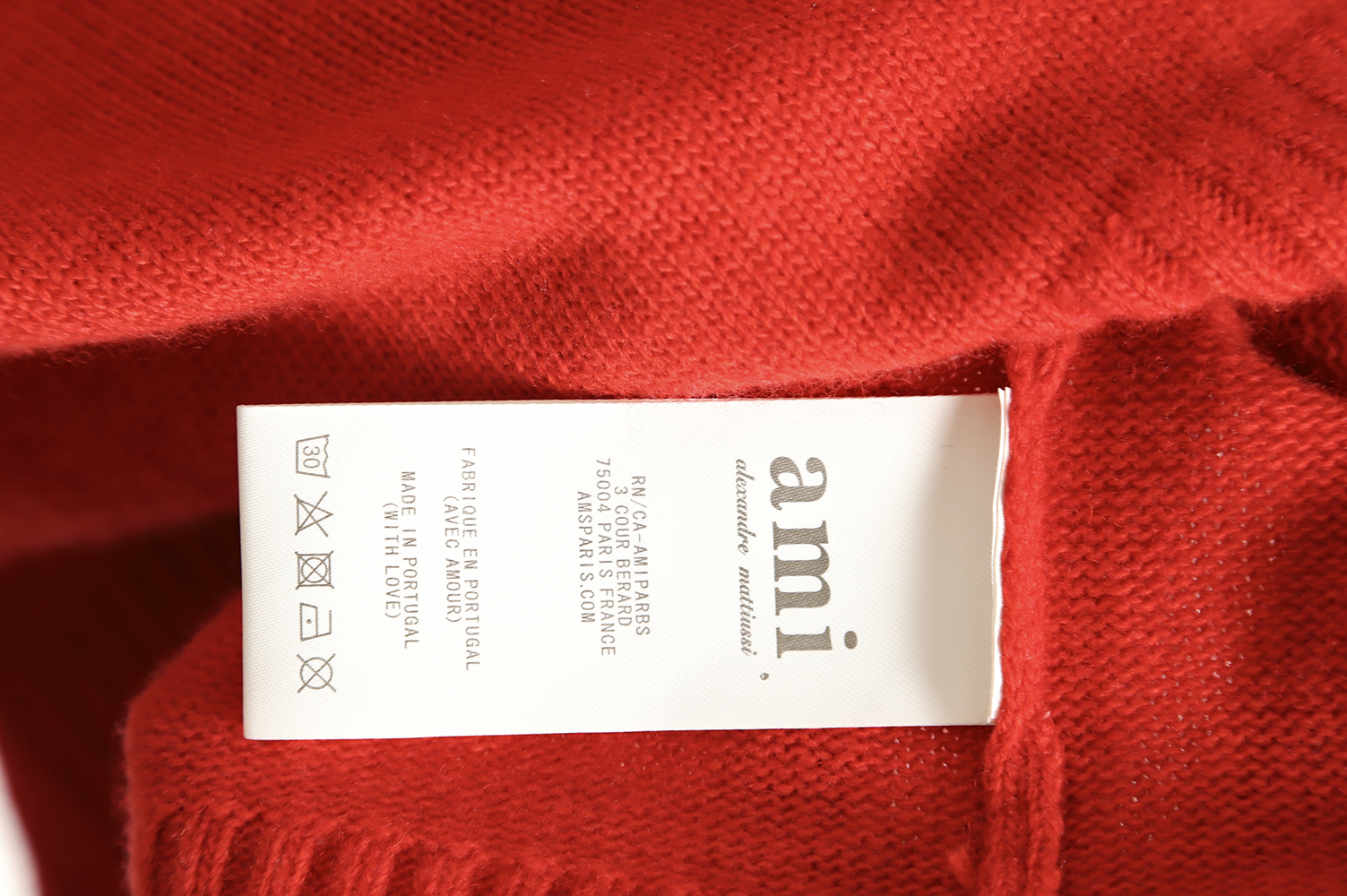 AMI PARIS Heart Turtleneck TSK1