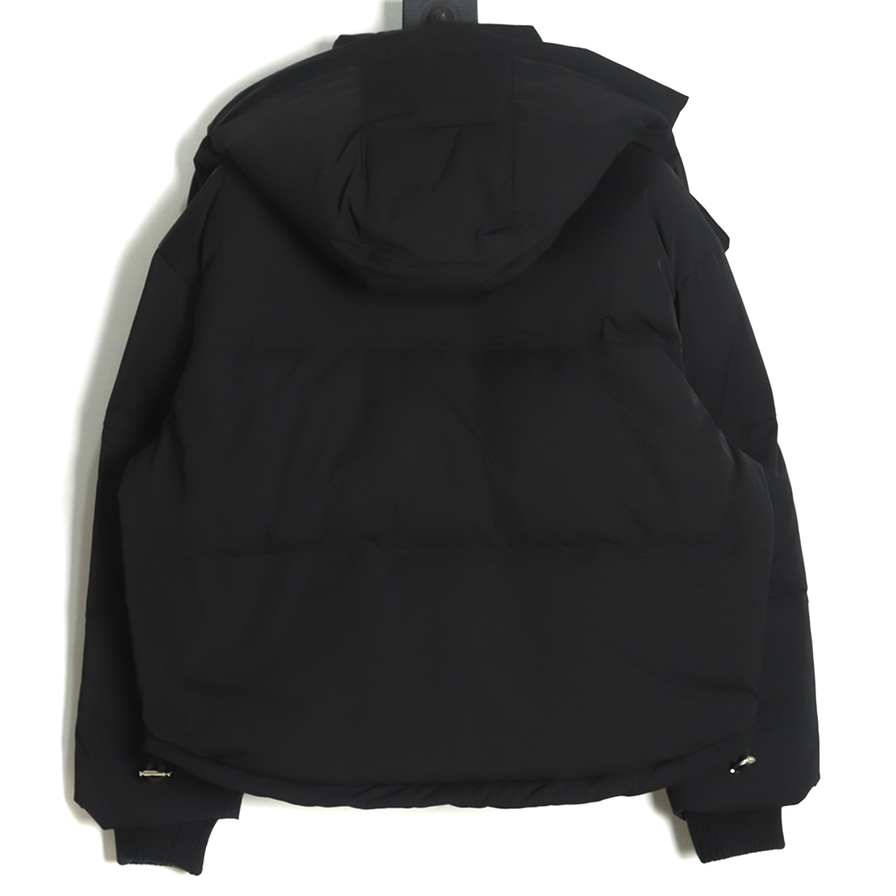 AMI PARIS 22SS solid color hooded down jacket TSK2