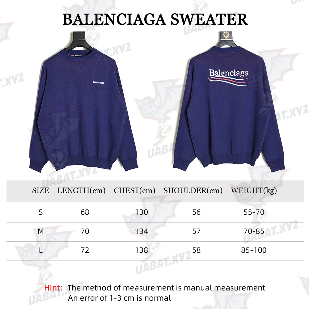 Ba*len*cia*ga 21fw cola wave sweater