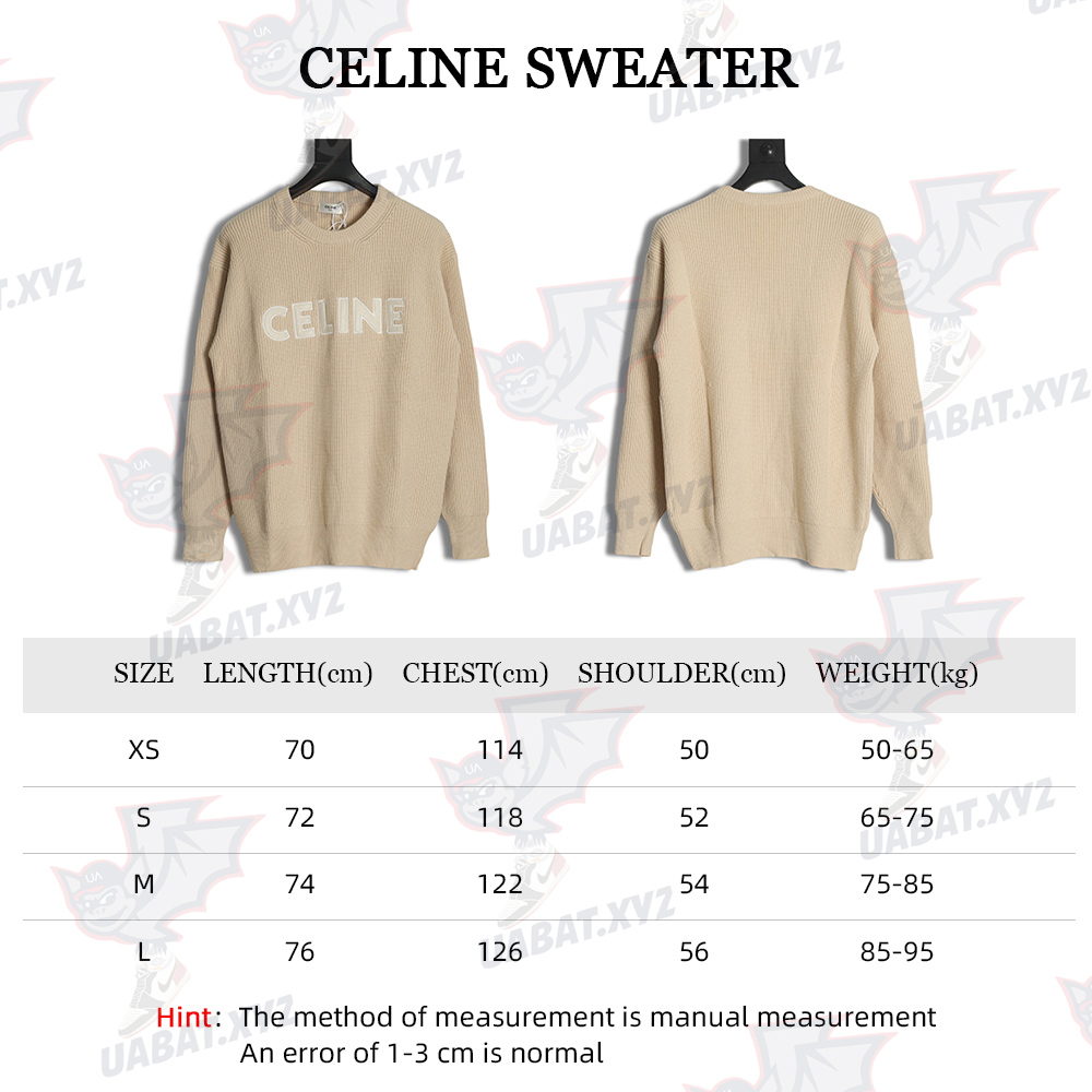 Ce**e monogram embroidered logo sweater