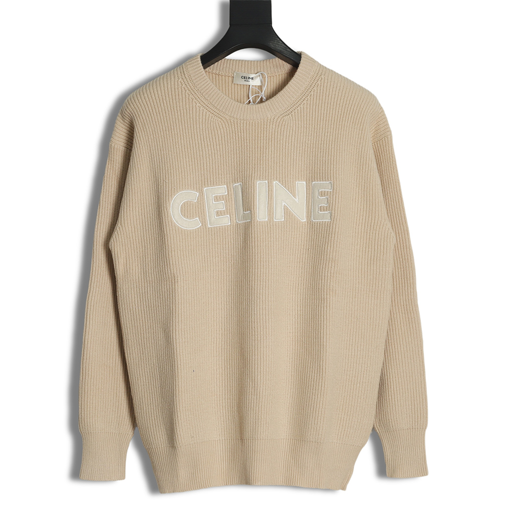 Ce**e monogram embroidered logo sweater