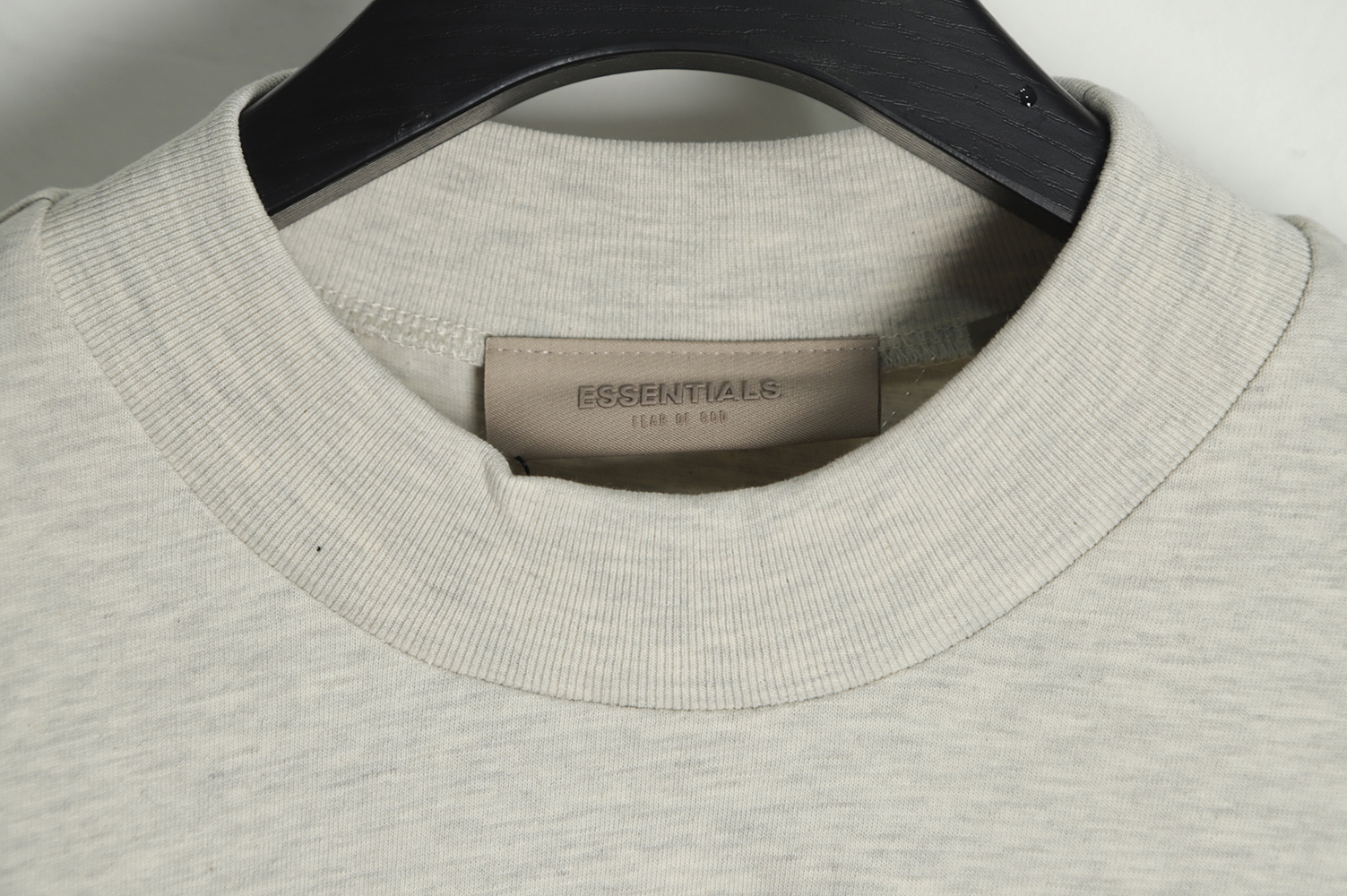 FEAR DF GOD double line 1977 flocking print short-sleeved Ivory