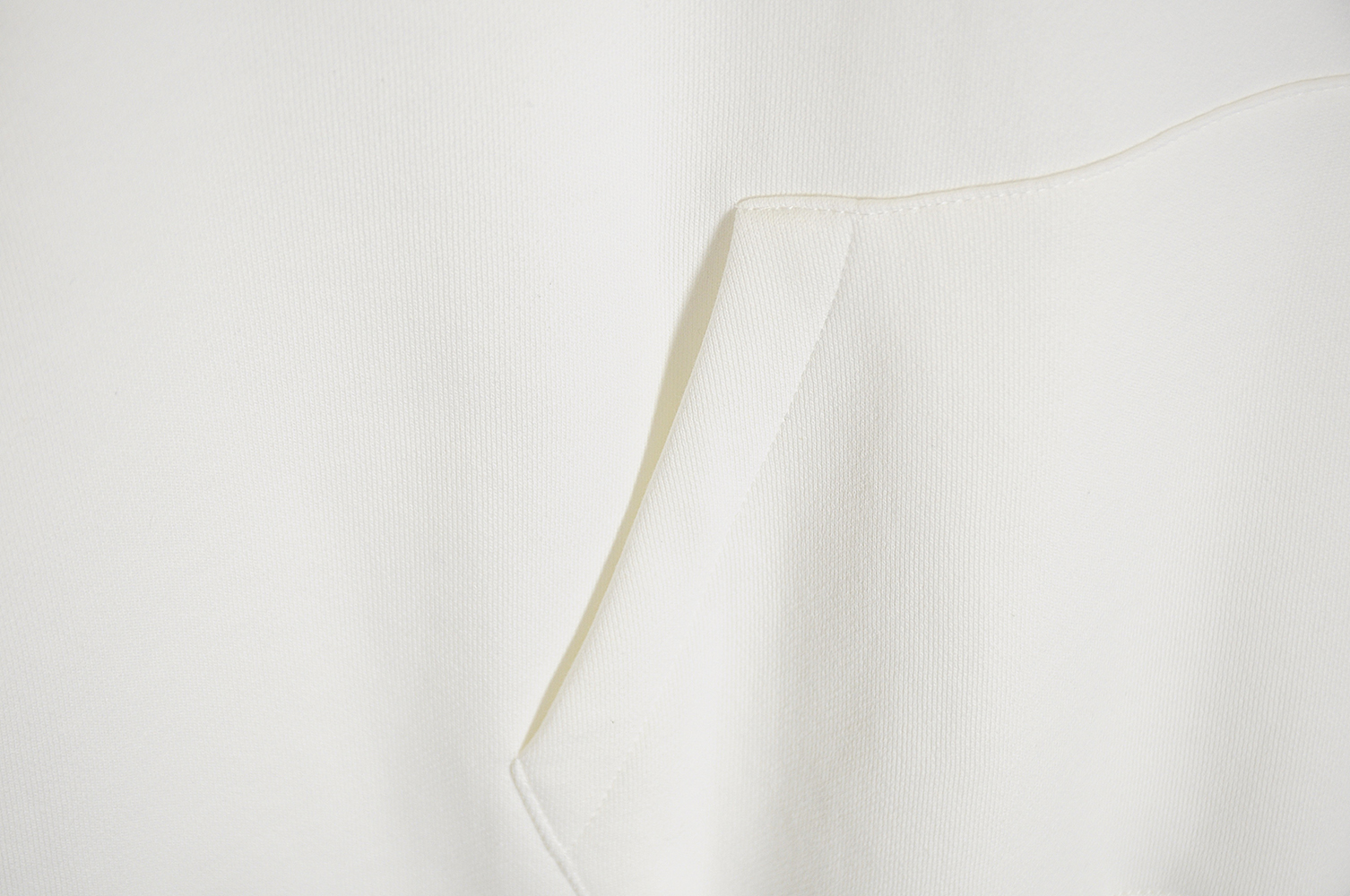 FEAR DF GOD 20FW Chest Silicone Letter Hoodie White