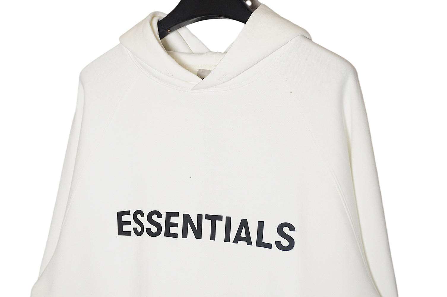 FEAR DF GOD 20FW Chest Silicone Letter Hoodie White