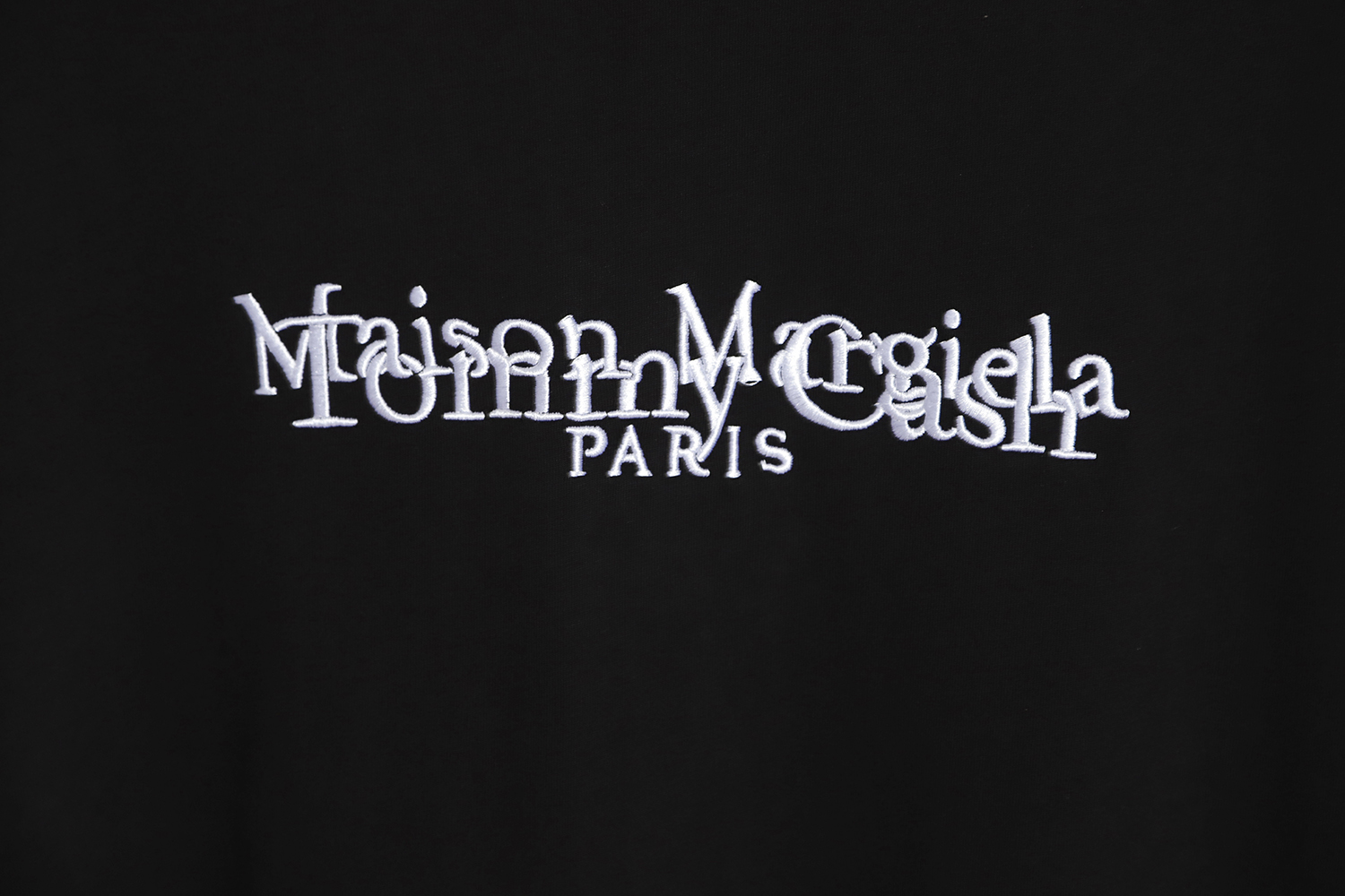 ma*s*n Ma*i*la classic collar embroidered short sleeves