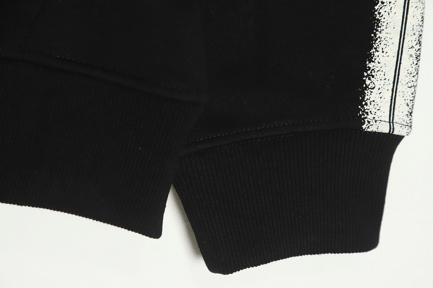 S*p*e ss22 week12 x stone island co-branded side pattern hooded plus fleece sweater