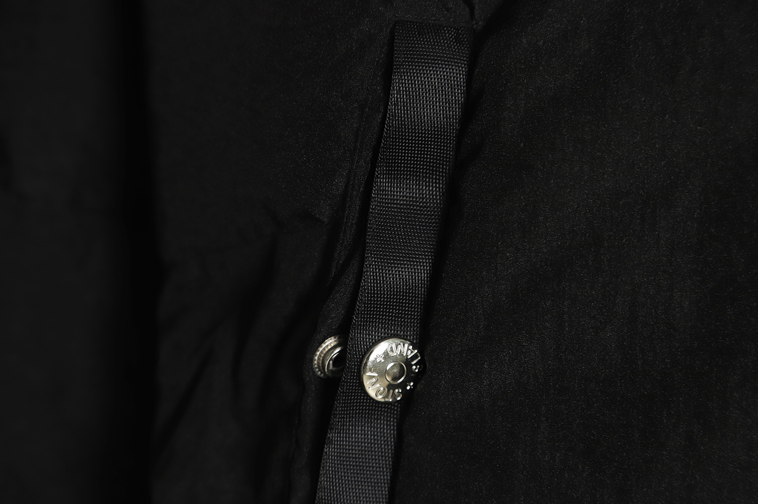 STONE ISLAND Black Ghost Shadow Series Down Jacket