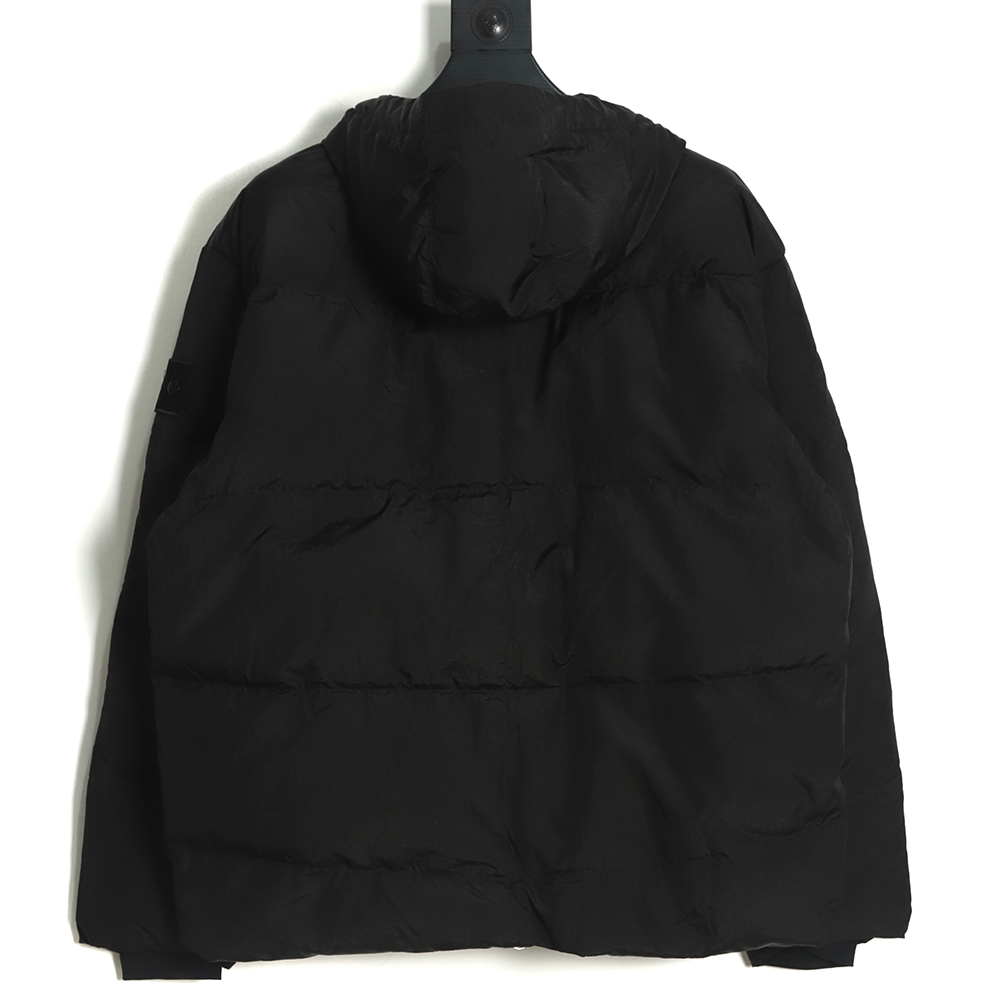 STONE ISLAND Black Ghost Shadow Series Down Jacket