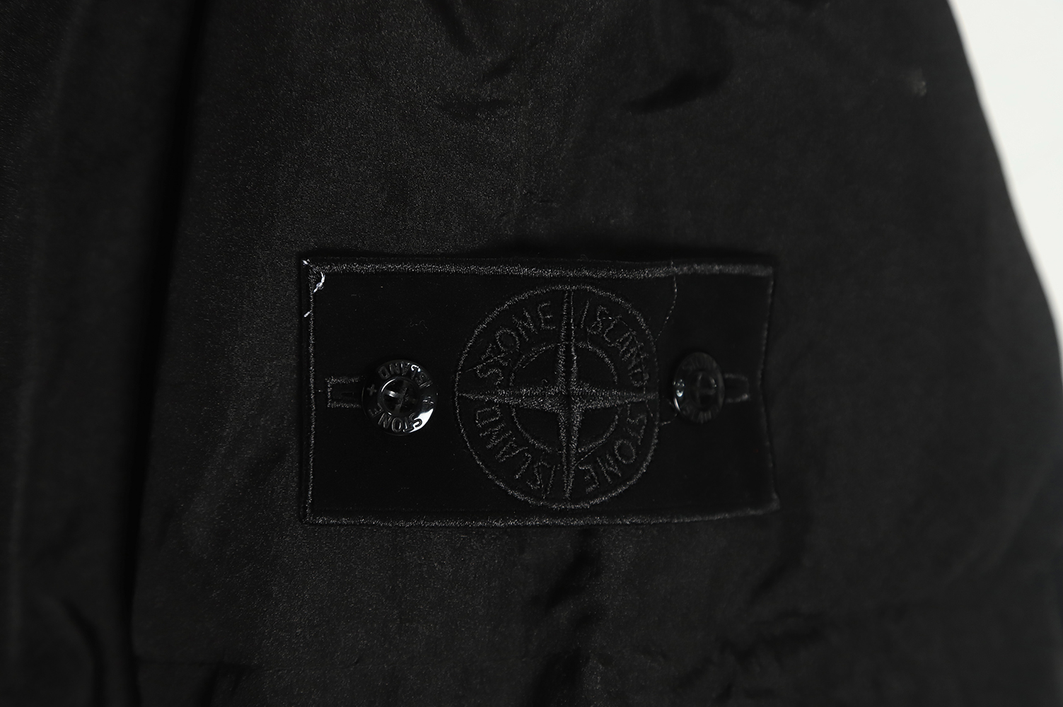 STONE ISLAND Black Ghost Shadow Series Down Jacket