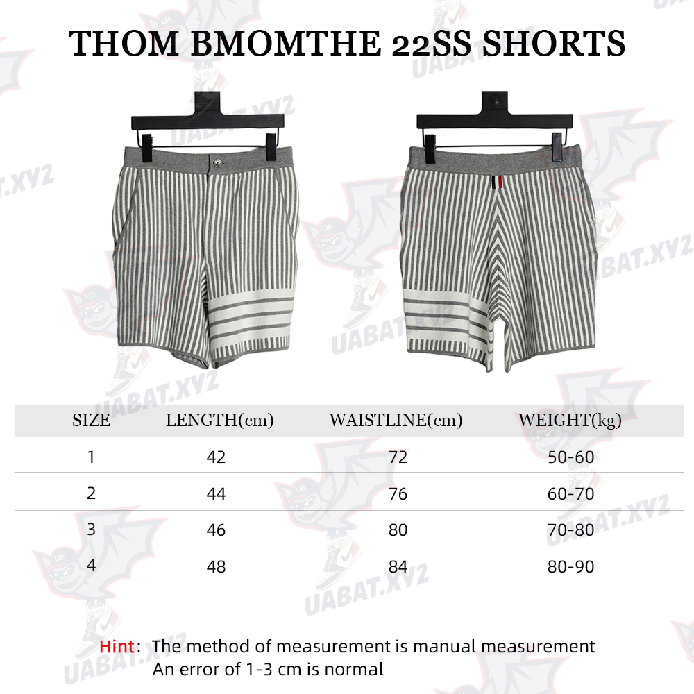THOM BMOMTHE 22ss striped shorts