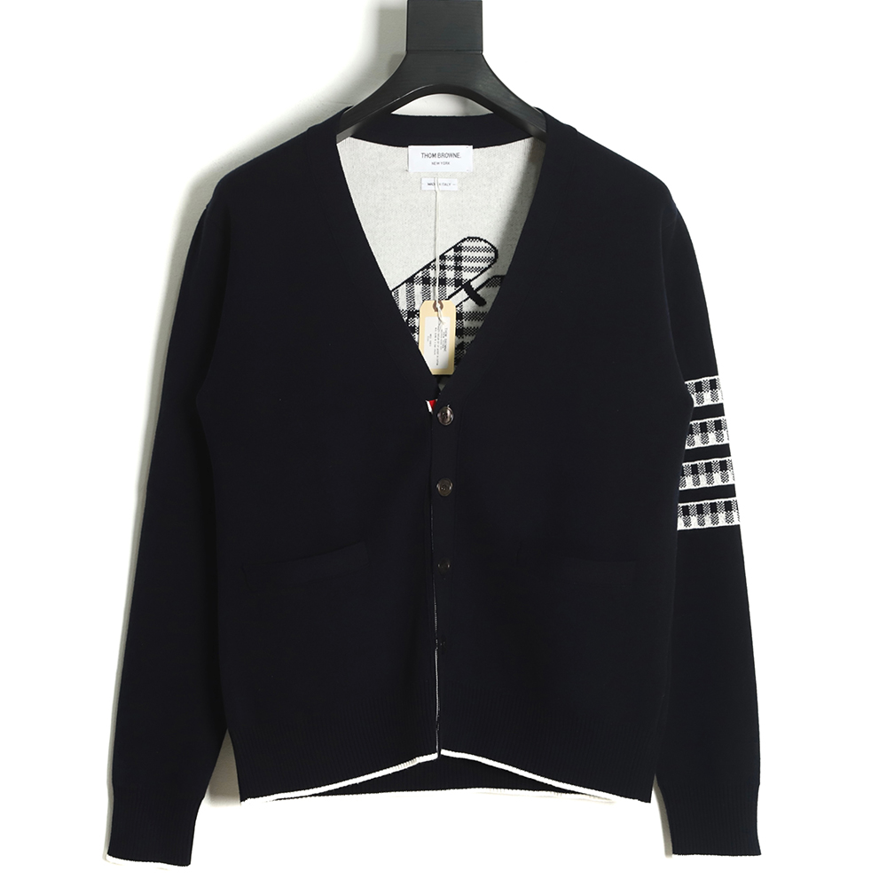 Thom Browne 22FW Airplane Cardigan TSK1