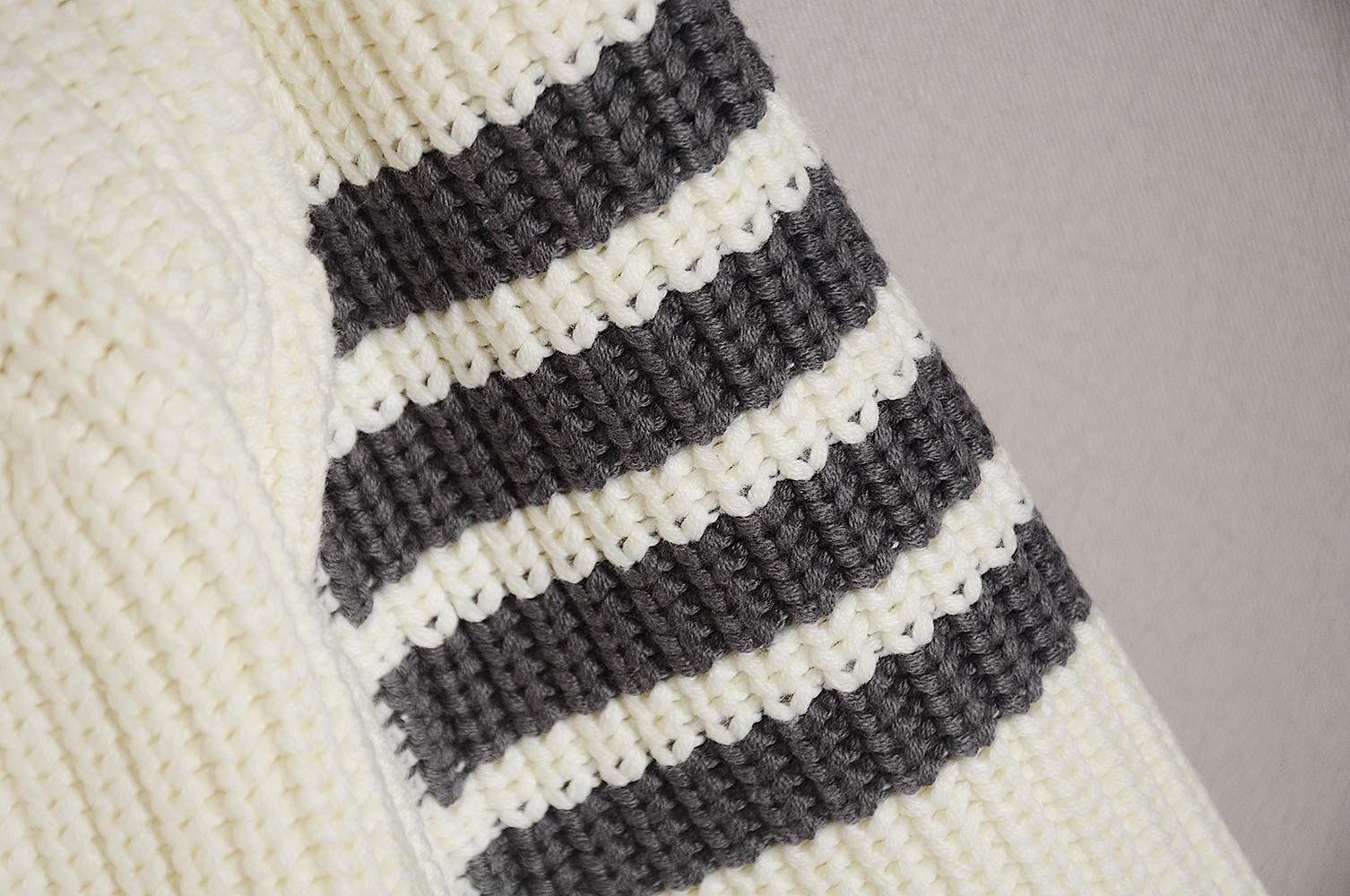 THOM BROWNE 20FW Chunky stitch zip lapel jacket