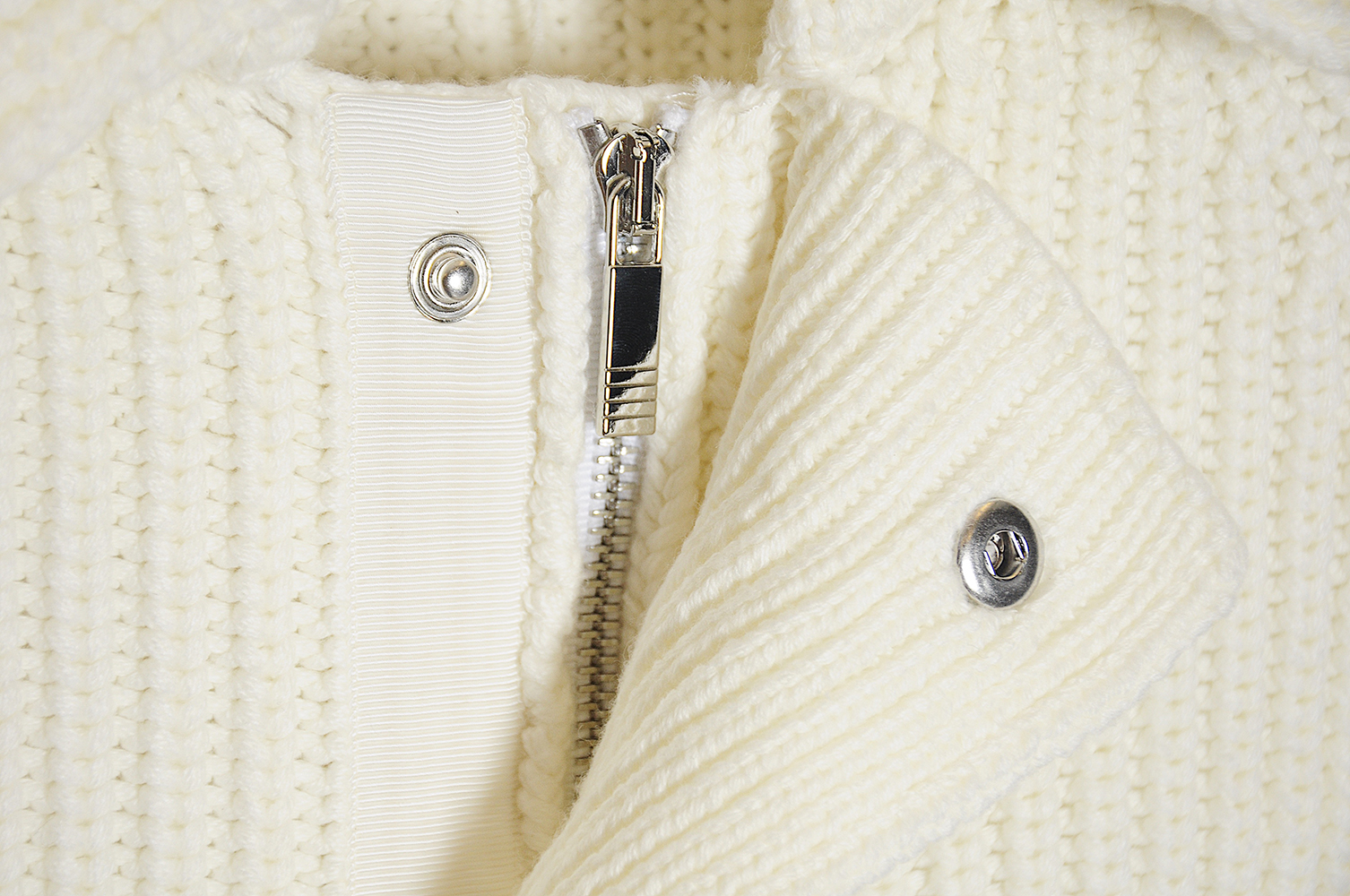 THOM BROWNE 20FW Chunky stitch zip lapel jacket