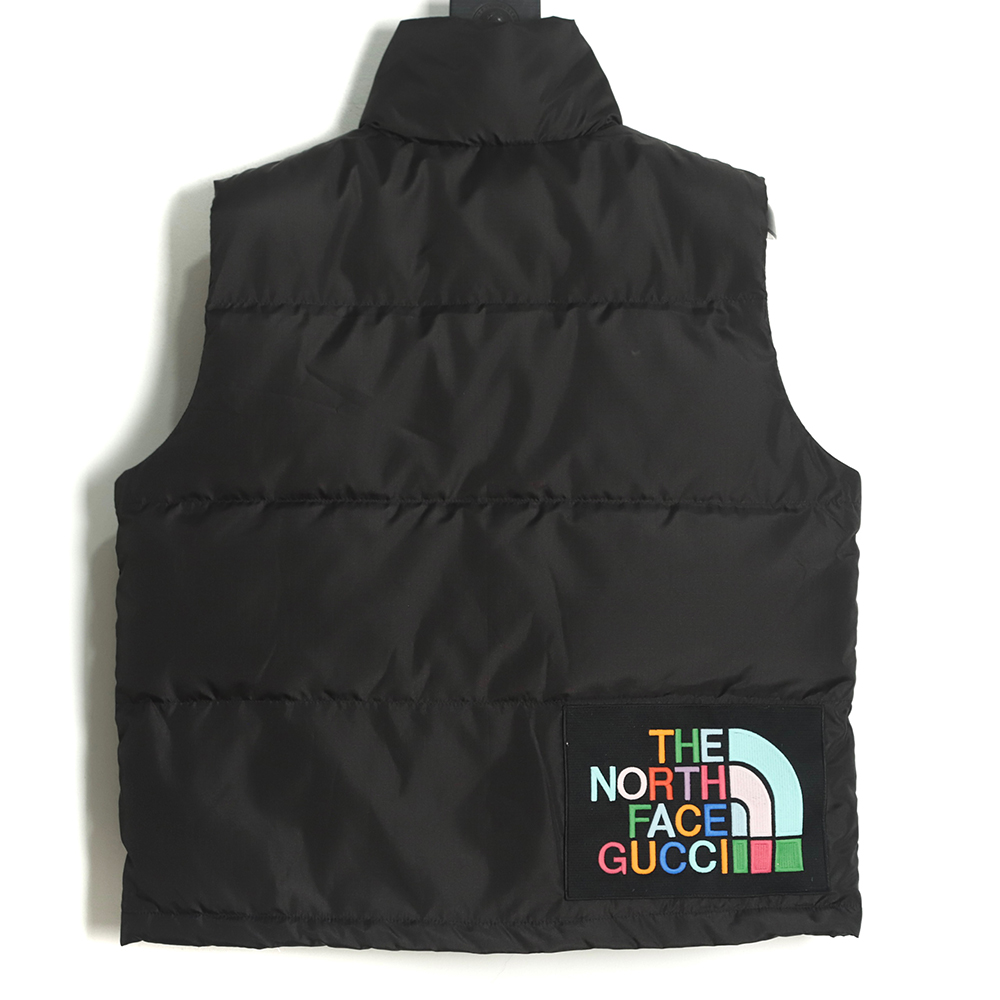 the nor*h f**e x G*u*i joint stand collar down vest tsk1