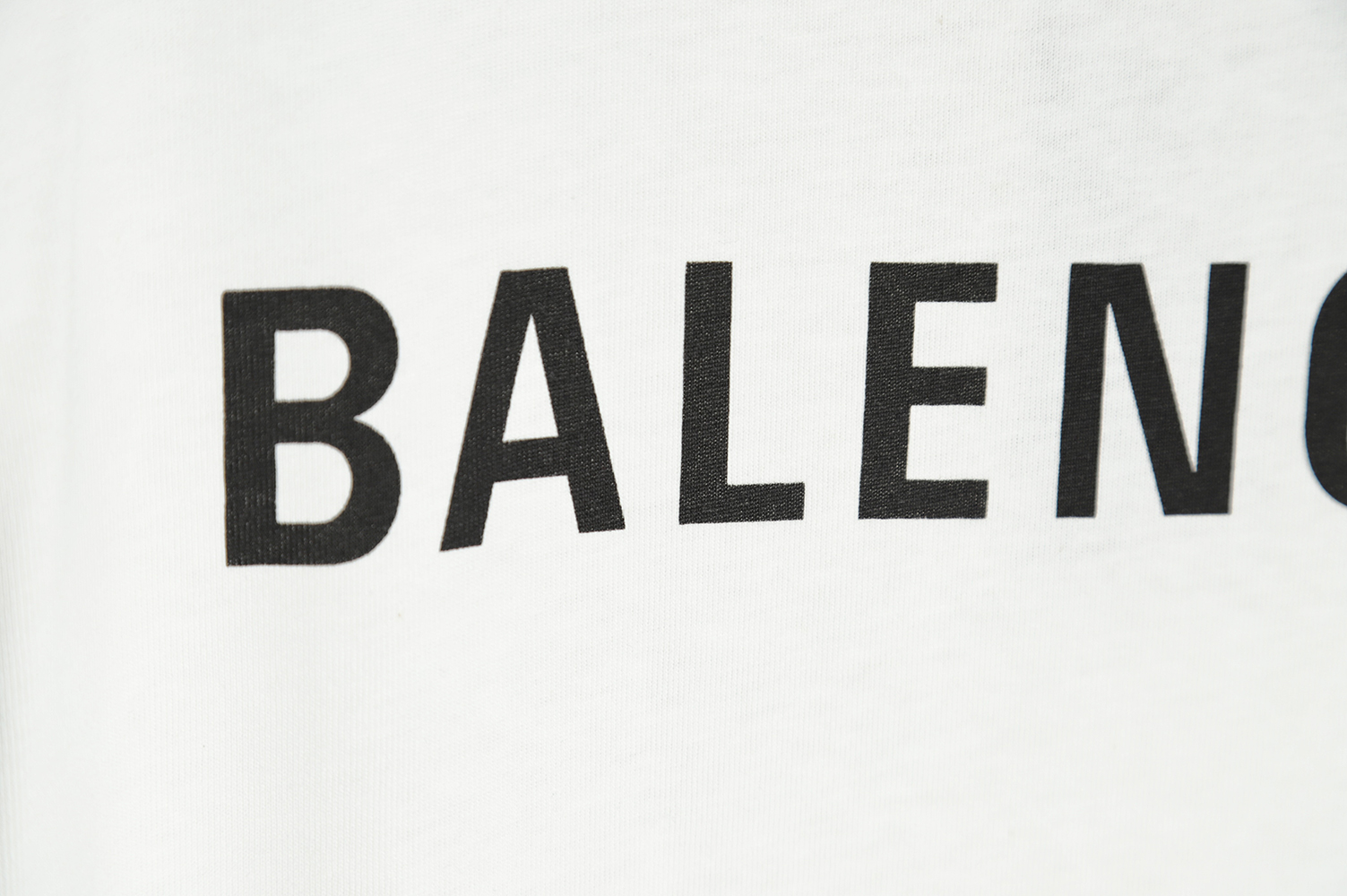 Ba*len*cia*ga 21ss front and back letter logo print round neck short sleeves