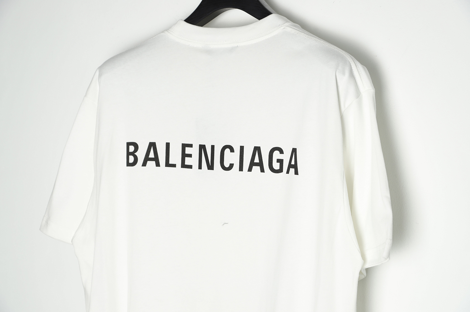 Ba*len*cia*ga 21ss front and back letter logo print round neck short sleeves