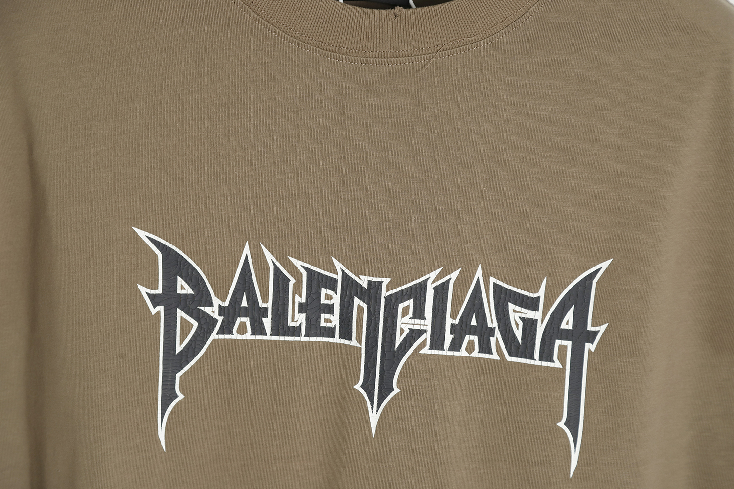 Ba*len*cia*ga burst print short sleeves