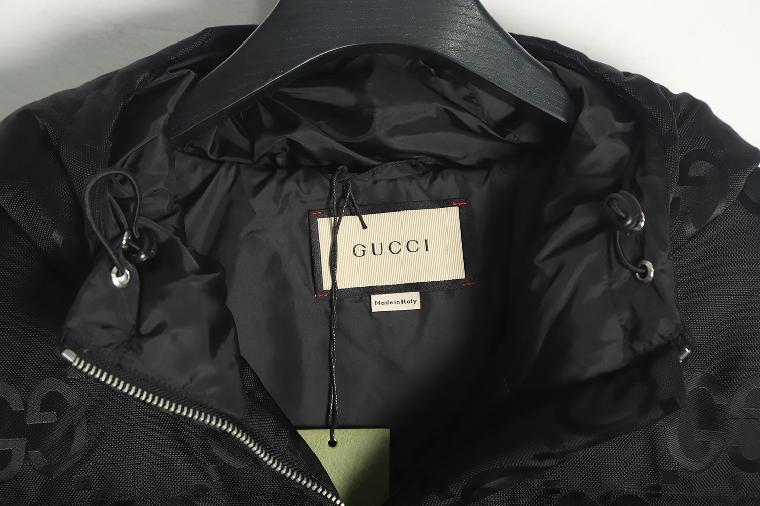 G*u*i 22fw shadow jacquard down jacket tsk1