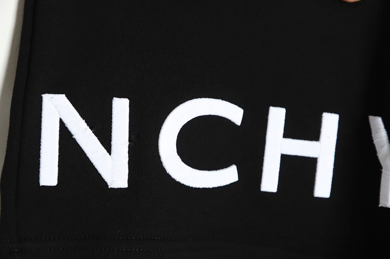 Givenchy four grid embroidery logo shorts