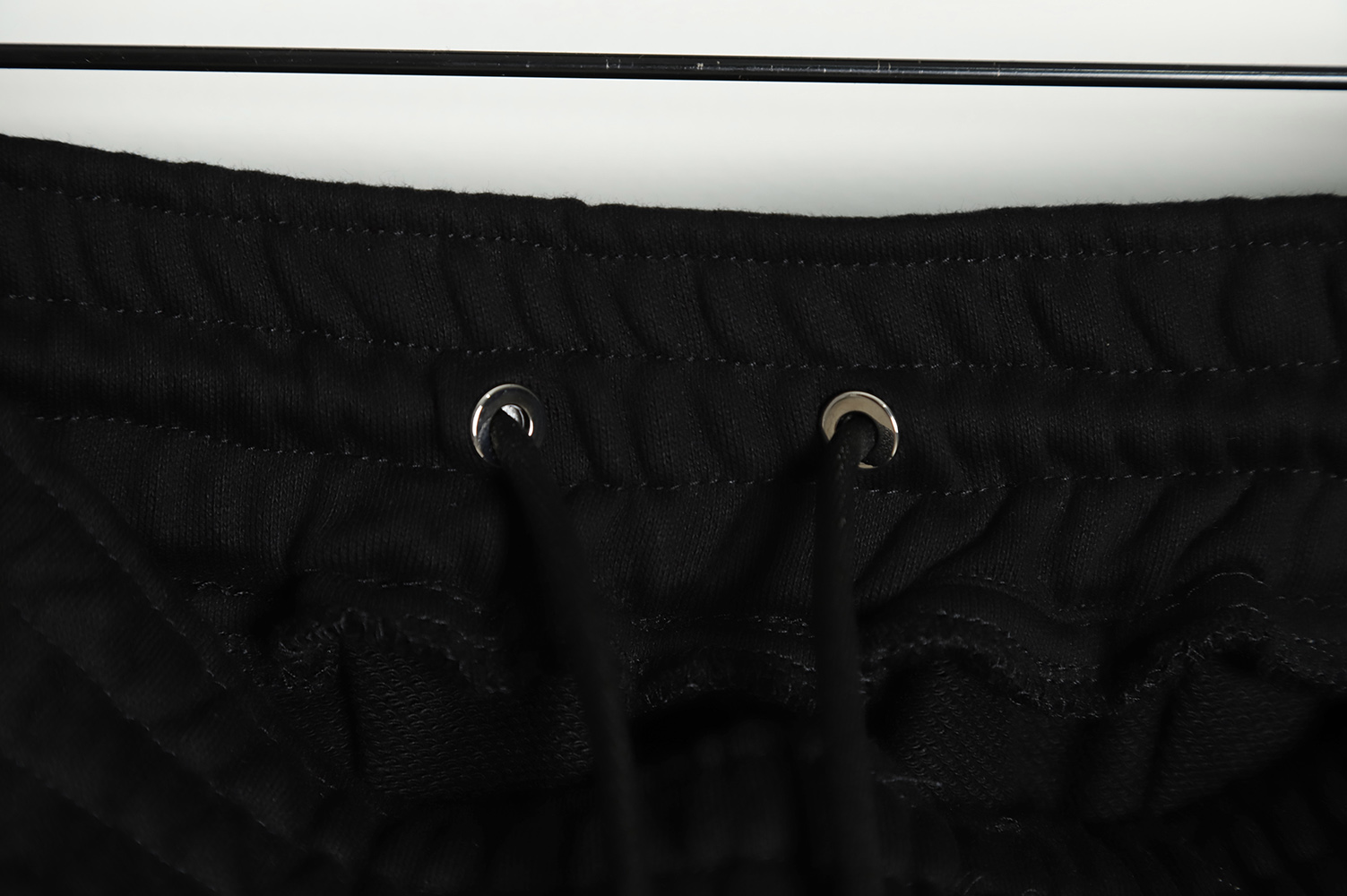 Givenchy four grid embroidery logo shorts