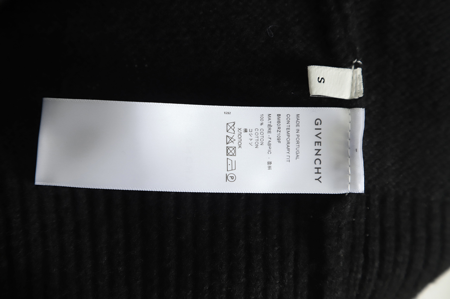 GIVENCHY casual crewneck sweater with rainbow fringe and embroidered letters