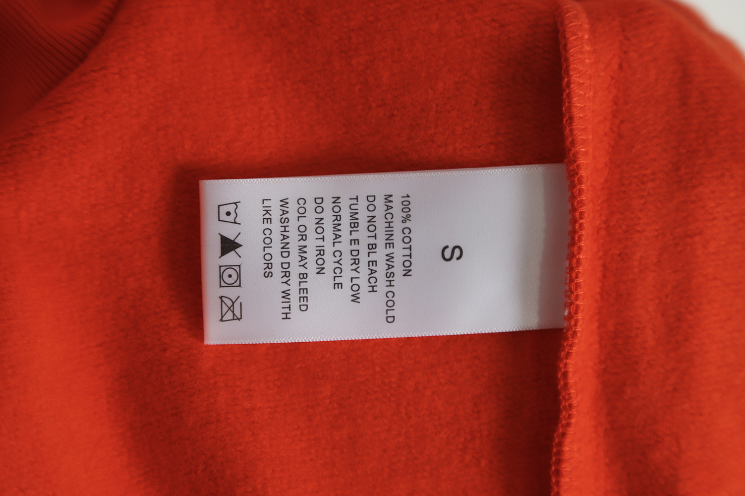 KANYE CPFM Foam Letter Print Reborn Hoodie Orange