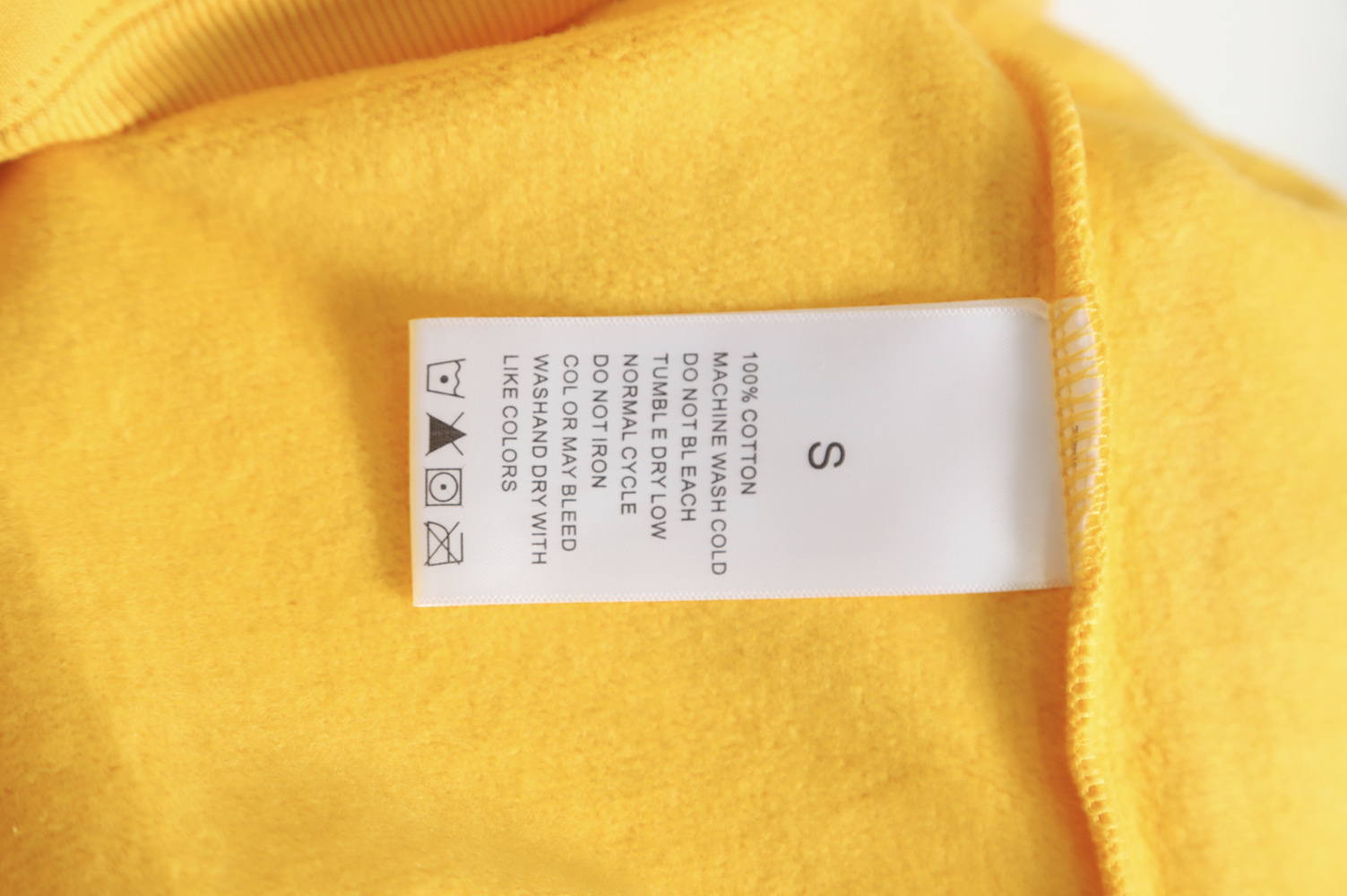 KANYE CPFM Foam Letter Print Reborn Hoodie Yellow